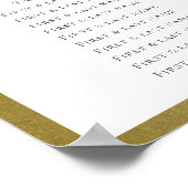 ゴールド フローラル ローレル リース ウェディング シーティング チャート (角)