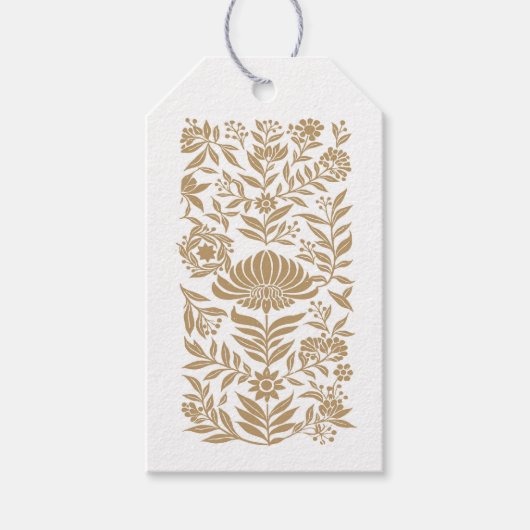 ゴールド フローリッシュ タグ (正面)