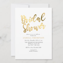 ゴールド ブライダルシャワー