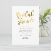 ゴールド ブライダルシャワー 招待状 (スタンド正面)