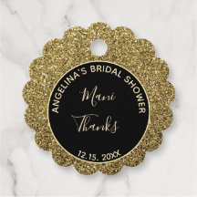 ゴールド ブライダル シャワー 感謝