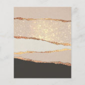 ゴールド ブラック シマー ペーパー フライヤー (裏面)