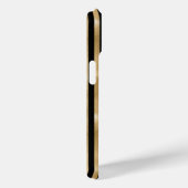 ゴールド ブラック ストライプ iPhoneケース Case-Mate iPhoneケース (裏面 / 右)