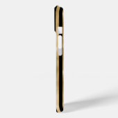 ゴールド ブラック ストライプ iPhoneケース Case-Mate iPhoneケース (裏面 / 左)
