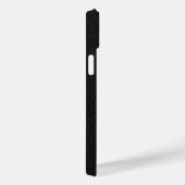 ゴールド ブラック レザー調 シグネチャースクリプト 名前 Case-Mate iPhoneケース (裏面 / 右)