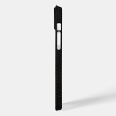 ゴールド ブラック レザー調 シグネチャースクリプト 名前 Case-Mate iPhoneケース (裏面 / 左)