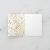 ゴールド ブラッシュ ピンク コンフェッティ ありがとう ベストフレンド サンキューカード (内部)