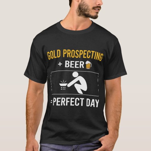 ゴールド・プロスペクティング ビールの日 Tシャツ (正面)