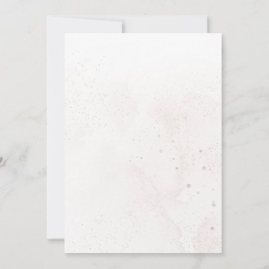 ゴールド&ベージュ テクスチャー ウェディング 招待状 (裏面)