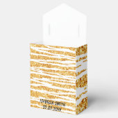 ゴールド ホワイト グリッター ボヘミアンポップ タイガーコレクション フェイバーボックス (オープン)