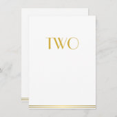 ゴールド ホワイト グレートギャツビー ウェディング テーブル カード 2 (正面/裏面)