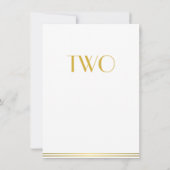 ゴールド ホワイト グレートギャツビー ウェディング テーブル カード 2 (裏面)