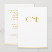 ゴールド ホワイト グレートギャツビー カード 代わりのプチギフト (正面/裏面)