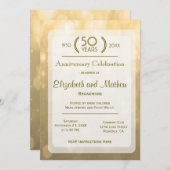 ゴールド ボケ | 50周年記念 招待状 (正面/裏面)