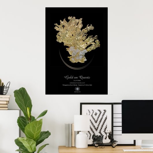 ゴールド ポスター (ホームオフィス)