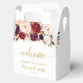 ゴールド マサラ ボヘミア オータムエンゲージメントパーティー フェイバーボックス (オープン)