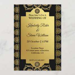 ゴールド マンダラ ゴールド ヘンナ 招待状