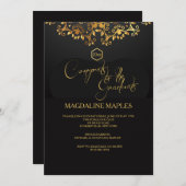 ゴールド マーキービュー ご招待 招待状 (正面/裏面)