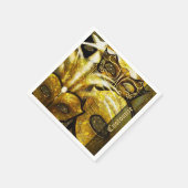 ゴールド マーディ グラスマスク ナプキン スタンダードカクテルナプキン (角)
