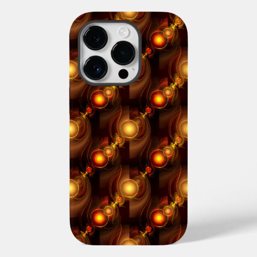 ゴールド モダン ボホ エレガント 抽象芸術 パターン #501 Case-Mate iPhoneケース (裏面)