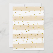 ゴールド モダン 60歳の乾杯 招待状 (裏面)