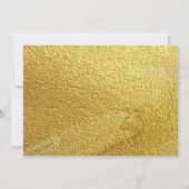 ゴールド ユニーク モダン オーダーメイドの仲人へのギフト 招待状 (裏面)