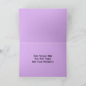 ゴールド ラベンダー ピーチ ミント 鹿 喜び シーズンカード (内部)