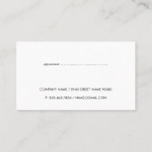 ゴールド |レザーモノグラム |エグゼクティブスタイル 予約カード (裏面)