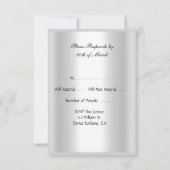 ゴールド  レッド  アートデコ  RSVP (裏面)