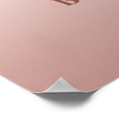 ゴールド ローズゴールド ピンク シャンパン ウェディング シャワー サイン (角)