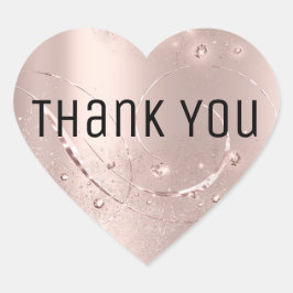 ゴールド ローズスパーク 感謝の気持ち 名前 感謝 ハートシール