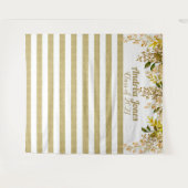 ゴールド ローズ 卒業 タペストリー (正面(横))