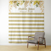 ゴールド ローズ 卒業 タペストリー (インサイチュ)