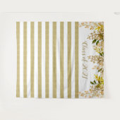 ゴールド ローズ 卒業 タペストリー (正面(横))