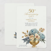 ゴールド ヴェース インヴィテーション 招待状 (正面/裏面)