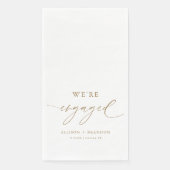 ゴールド 婚約しました 婚約パーティー (正面)