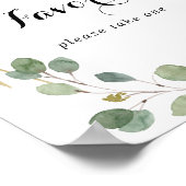 ゴールド 幾何学 モダン カリグラフィー ギフト サイン (角)