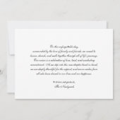 ゴールド 挙式しました 結婚写真 報告カード 案内状 (裏面)