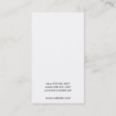 ゴールド |行芸術的列 |石板 名刺 (裏面)