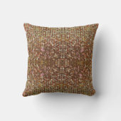 ゴールド |銅スパークルシークインパターン装飾用クッション クッション (裏面)