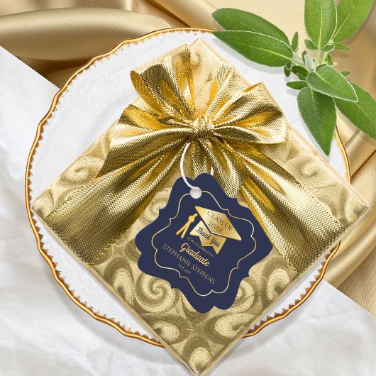 ゴールド | Blue Grad Cap Class of 2023ありがとうございました フェイバータグ