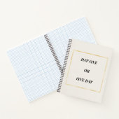 ゴールド chic モチベーション名言 ノートブック (内部)