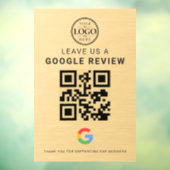 ゴールドGoogleレビューロゴ ウィンドウサイン (シート3)