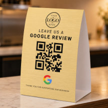 ゴールドGoogleレビュー ロゴ テーブルディスプレイ