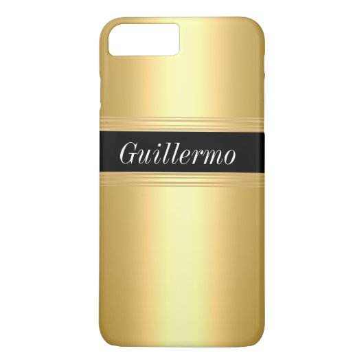 ゴールドiPhone 7 Plus Case-Mate iPhoneケース (裏面)