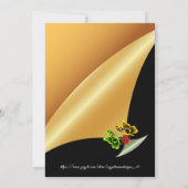 ゴールドVポイントアニバーサリー バタフライ＆ローズ サンキューカード (裏面)