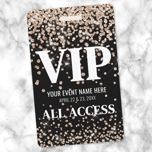 ゴールドVIPイベント バッジ