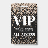 ゴールドVIPイベント バッジ (裏面)