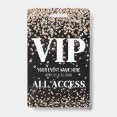 ゴールドVIPイベント バッジ (正面)