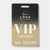 ゴールドVIPオールアクセスパスイベント バッジ (裏面)